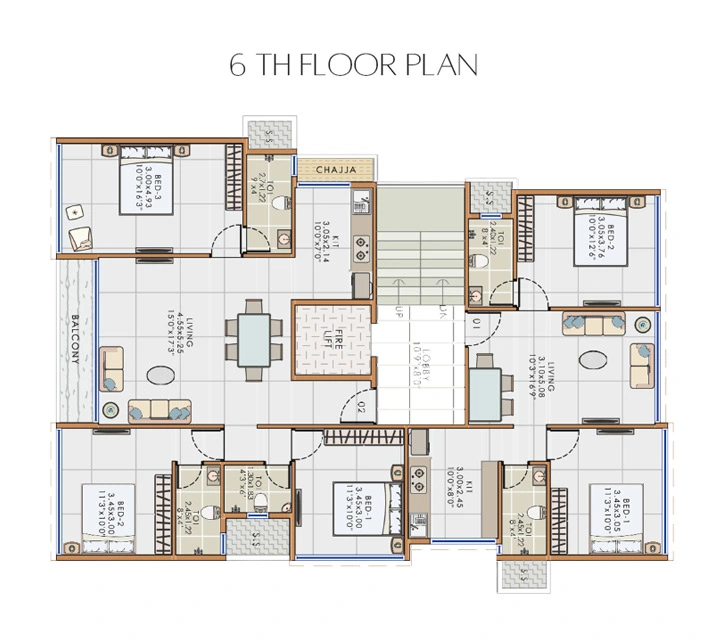 6th Floor Plan