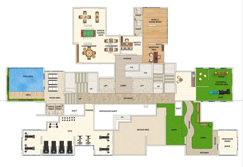 13th Floor Plan